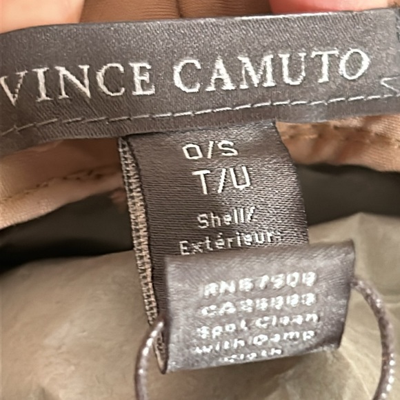 New Vince Camuto Coated Paper Braided Straw Fiddler Baker Boy Style Flat Cap - Picture 5 of 8